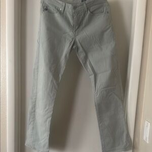 Ag Adriano Goldschmied Gray Straight Jeans Classic Denim